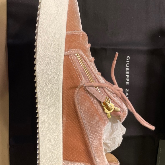 Giuseppe Zanotti velvet sneakers women size 9/39.5 - Picture 3 of 12